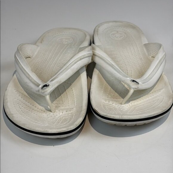 CROCS Women's White Sandals - Picture 6 of 6